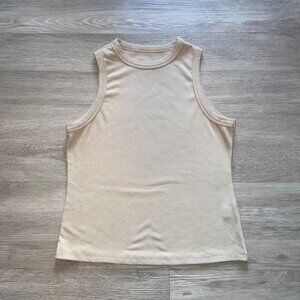 BEIGE/CREAM TANK TOP